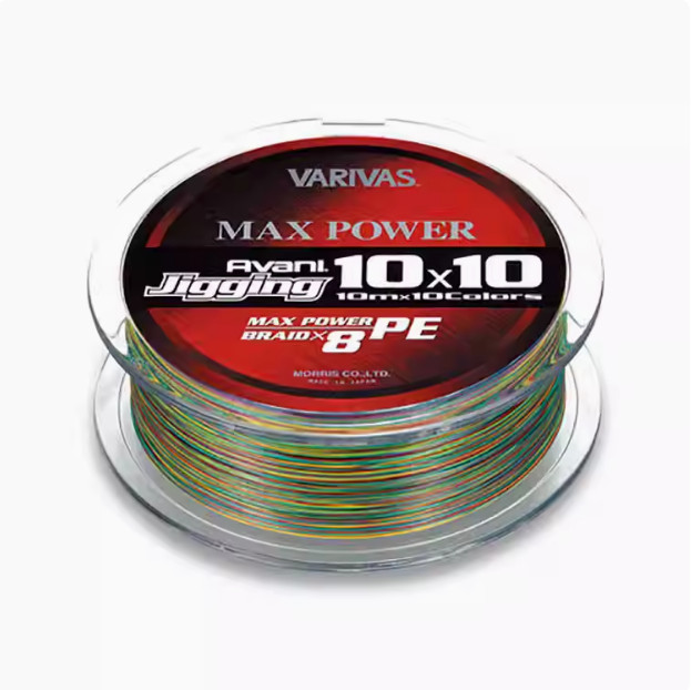 VARIVAS Avani Jigging 10 X 10 Max Power X8 Strand Braided PE Fishing Line