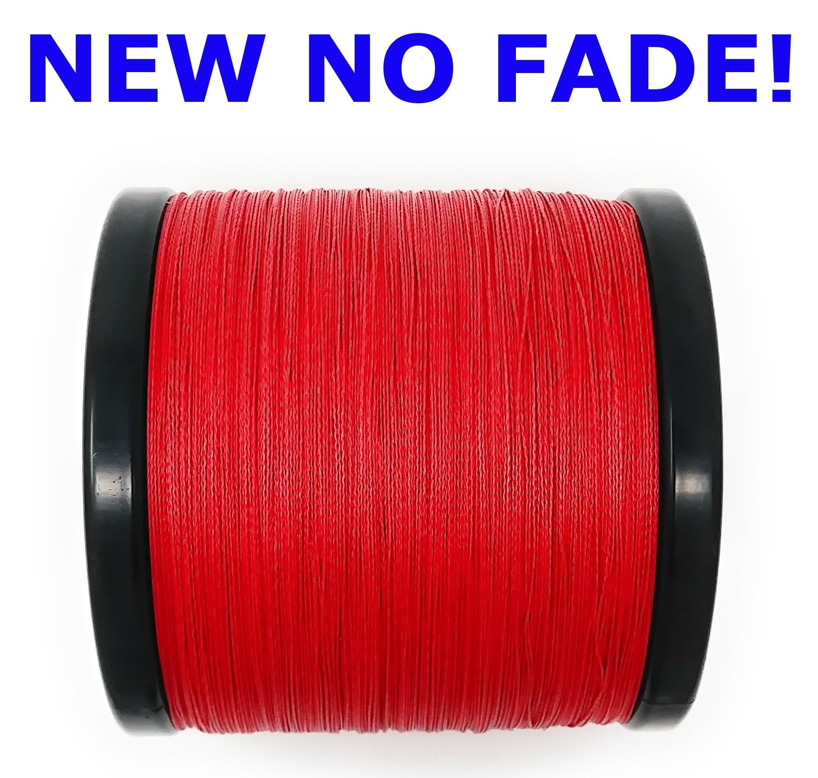 Reaction Tackle Braided Fishing Line, No Fade Red, 10LB, 150yd