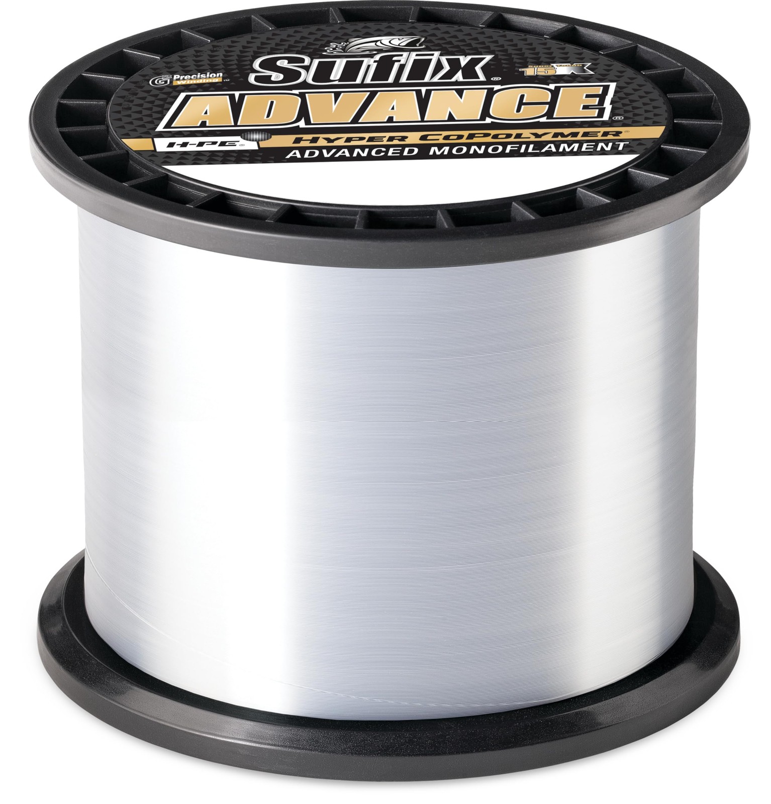 , Advance Monofilament Line, 12 lbs Tested, .014″ Diameter, 330 Yards, Clear