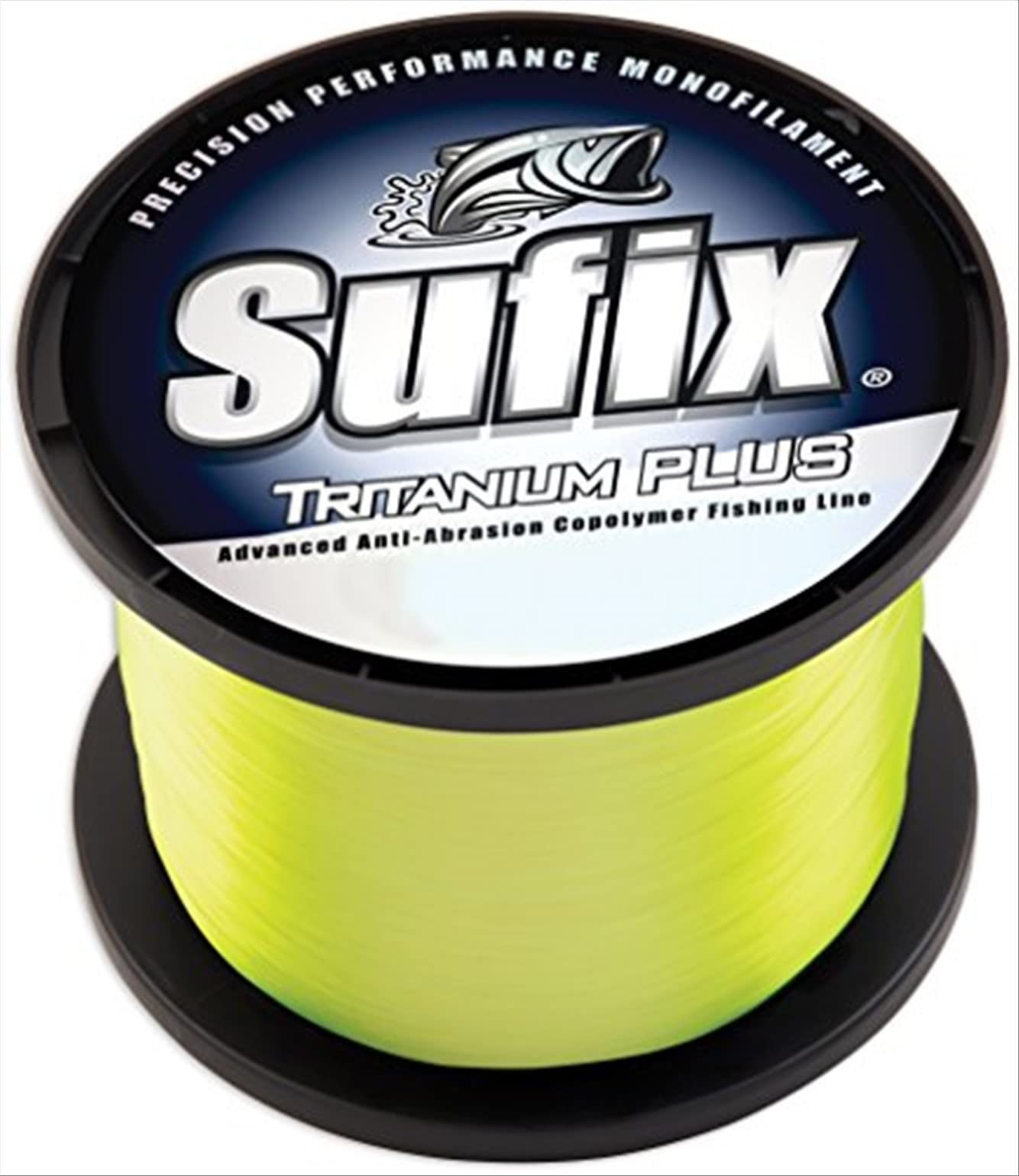 Sufix Tritanium Plus 1/4-Pound Spool Size Fishing Line Chartreuse, 14-Pound