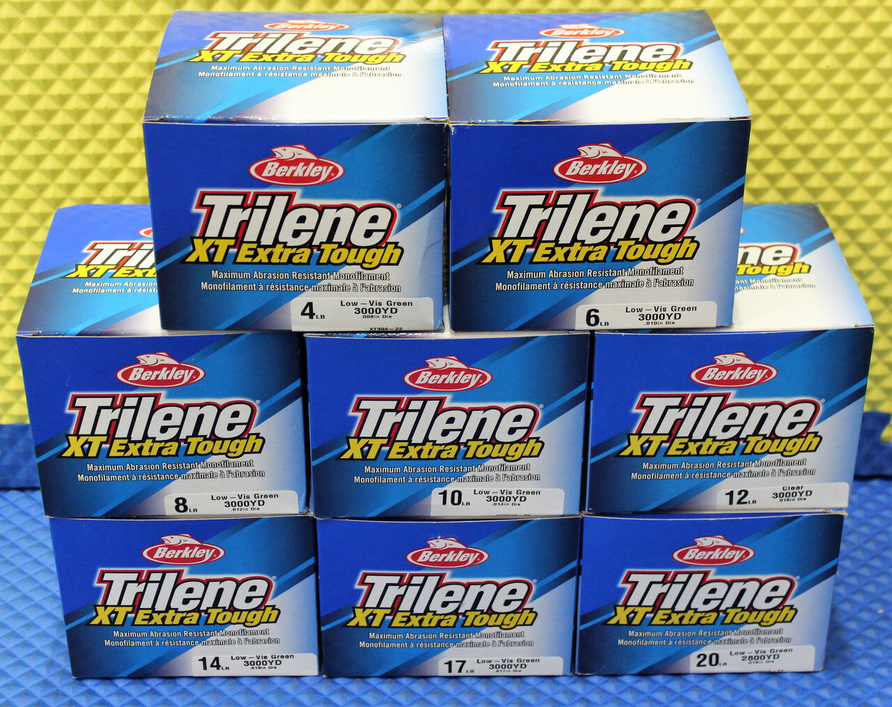 Berkley Trilene XT Bulk Fishing Line XT30-22 Low-Vis Green CHOOSE LINE WEIGHT!