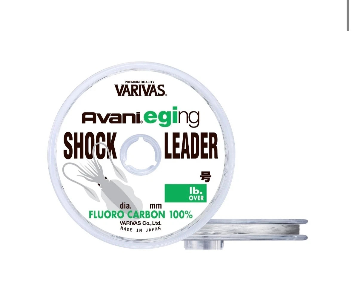 VARIVAS Avani Eging Fluorocarbon Shock Leader 30m Made in Japan Size