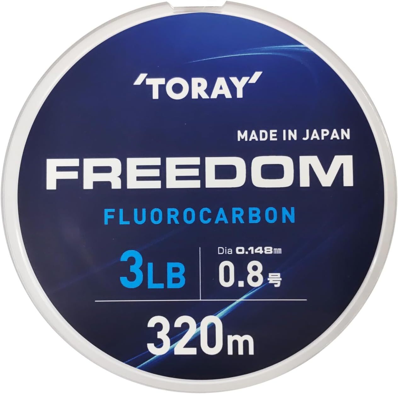 ** TORAY FREEDOM Fluorocarbon Line 320m Natural