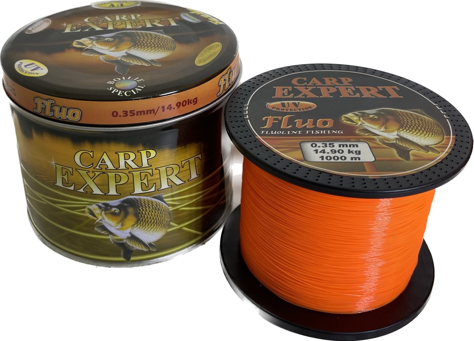 Carp Expert UV Fluo Orange Fishing Line 1100 yards / 1000 metres