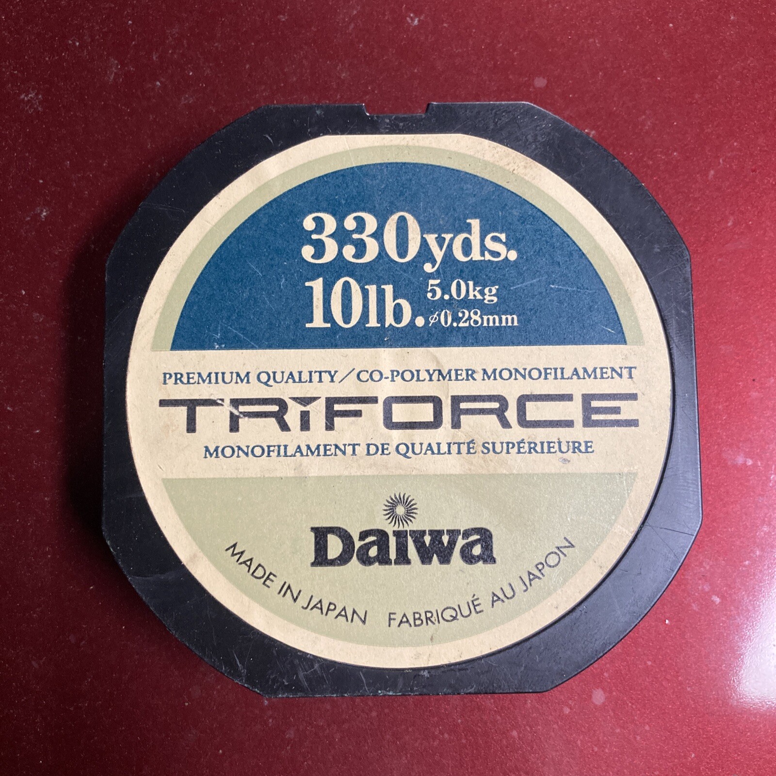 Daiwa Triforce 330yds 10lb Premium Quality Co-Polymer Monofilament Fishing Line