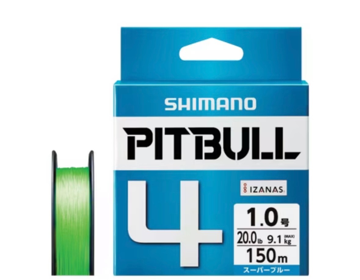 SHIMANO PITBULL 4 Lime Green PE line Made in Japan choose size, from Japan