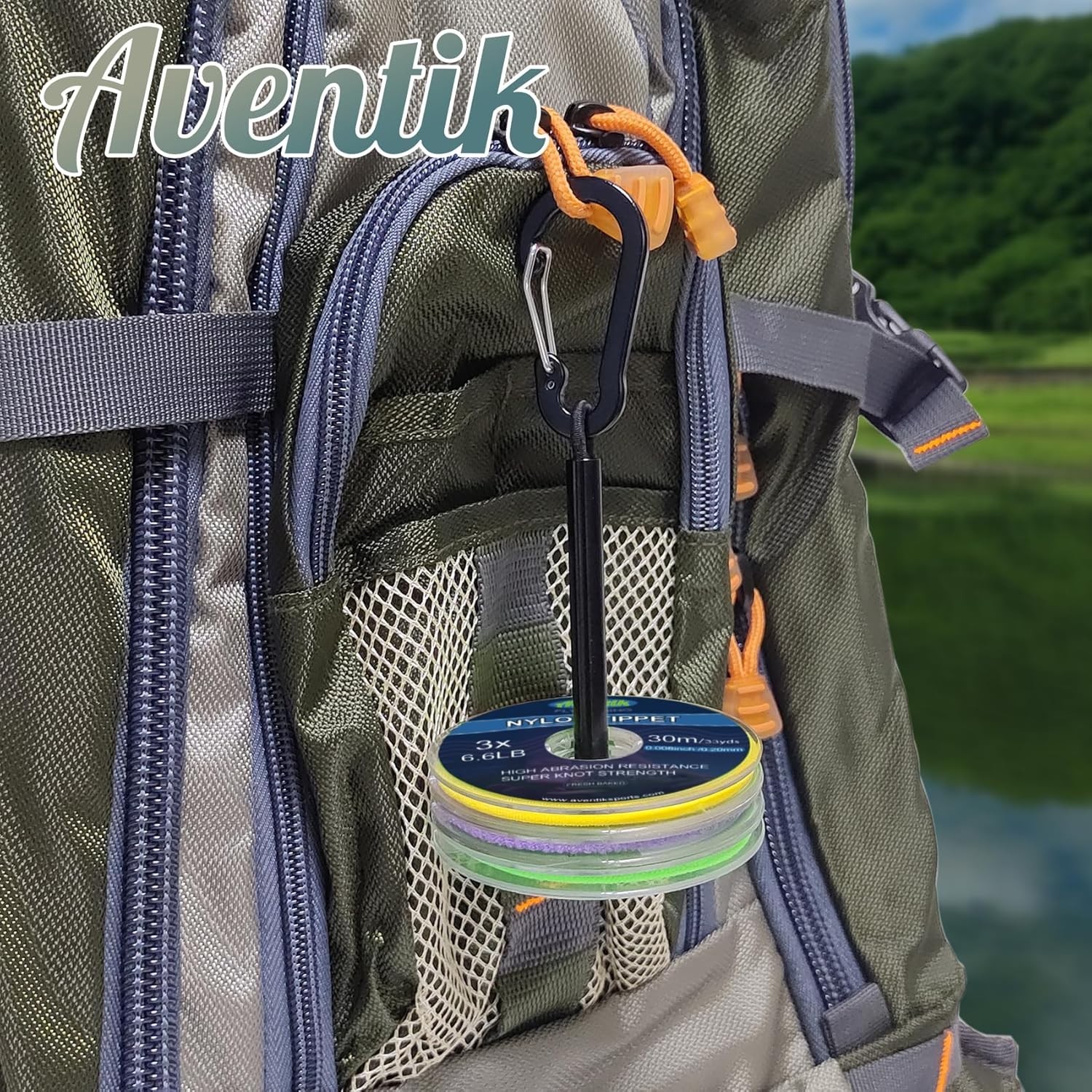 Invisible Fly Fishing Tippet Line 9ft/30m with Holder – 3 or 4 Packs Available
