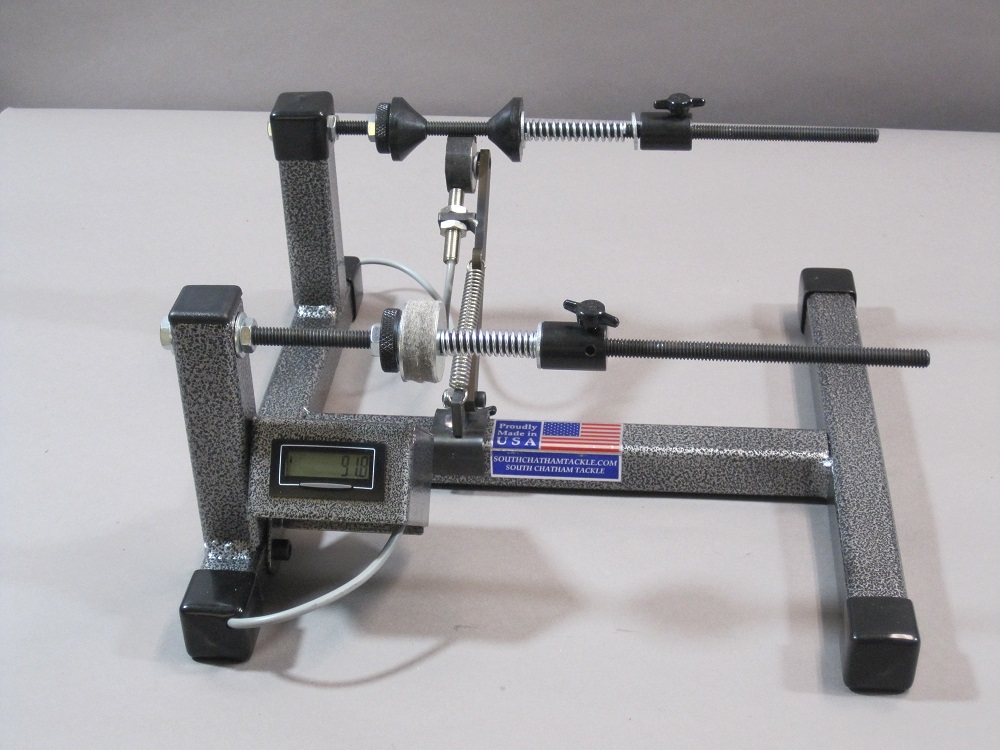 Super Spooler Line Holder/Winder + Digital Line Counter Silver/Black