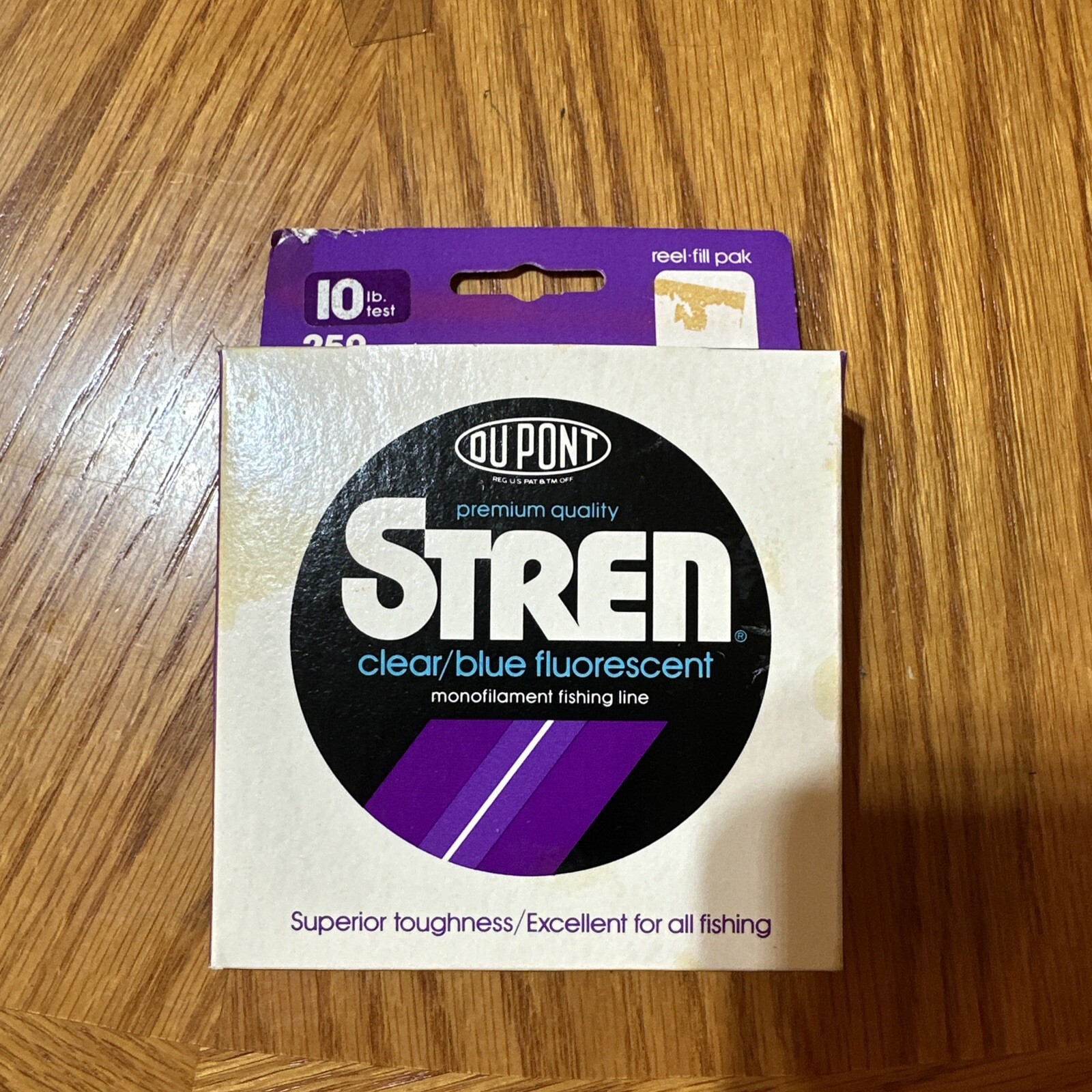 Stren Clear Blue Fluorescent Fishing Line 10lb 250 Yards NOS