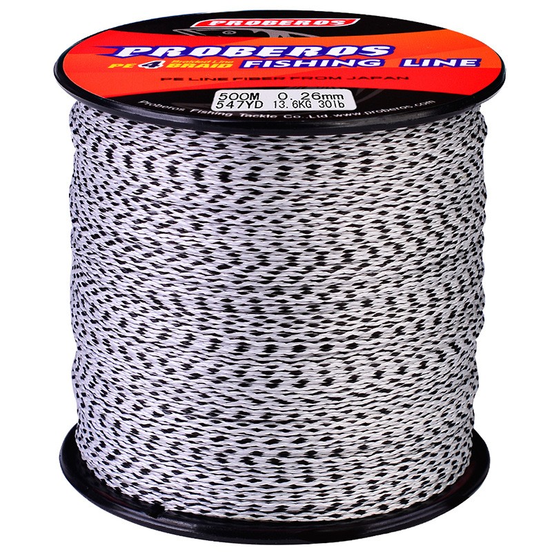 4 Stands Fishing Line 500m Multifilament PE Braided Fishing Line 6lb-100lb