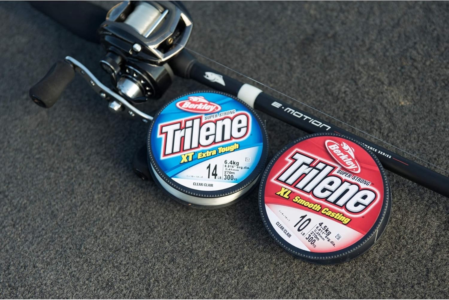Trilene XT 12 lbs Clear Fishing Line – 0.015in Durability for Tough Conditions