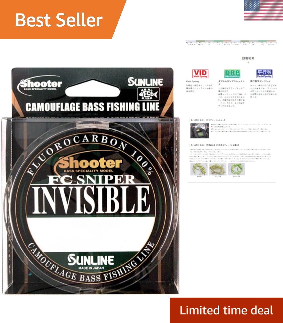 65m Shooter FC Sniper Invisible Fluorocarbon Line 20lb – Ultimate Fishing Edge