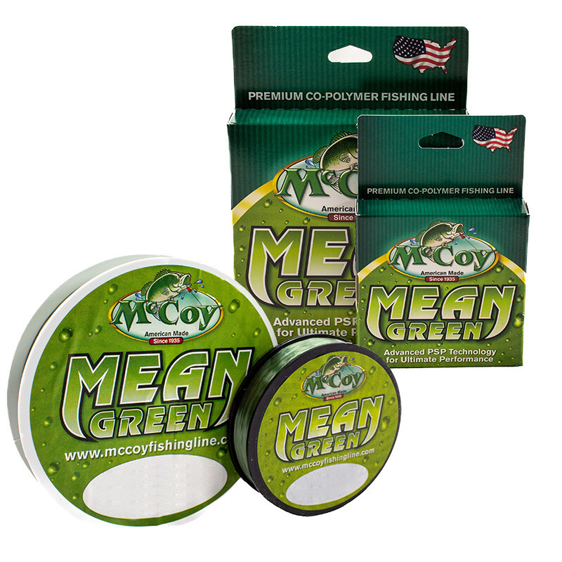 Mean Green – Premium CoPolymer Monofilament Fishing Line – McCoy Fishing