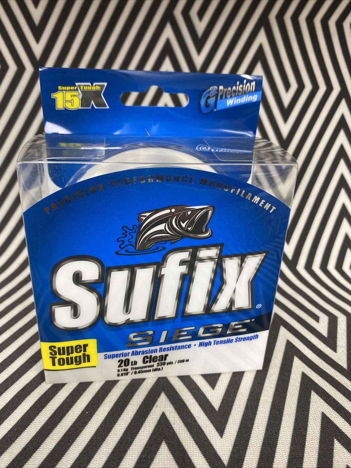 Sufix Siege Clear Monofilament Fishing Line 20 lb 330yds Mono – FAST SHIPPING!!!