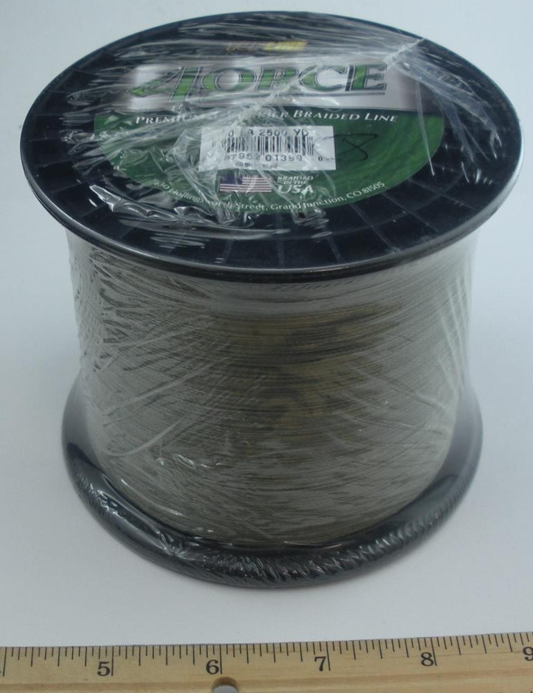 Tuf-line 4ORCE Spectra Braided Line Green 40 lb 2500Yd