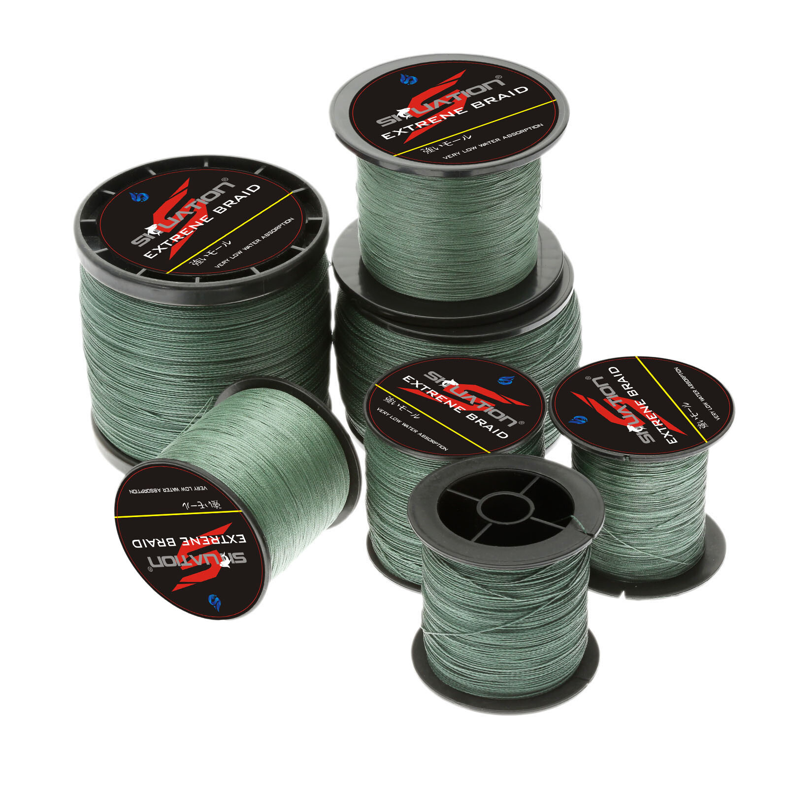 1Roll Premium Quality 100-1000M Dyneema Braided Fishing Line Strong Fishing Line