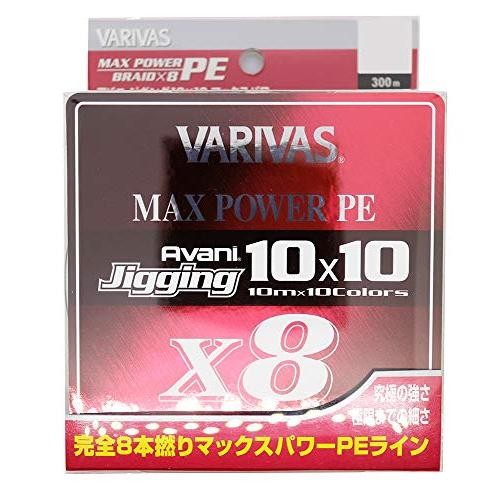 VARIVAS AVANI Jigging 10 X 10 Max Power PE X8 300m #0.6 PE Braid