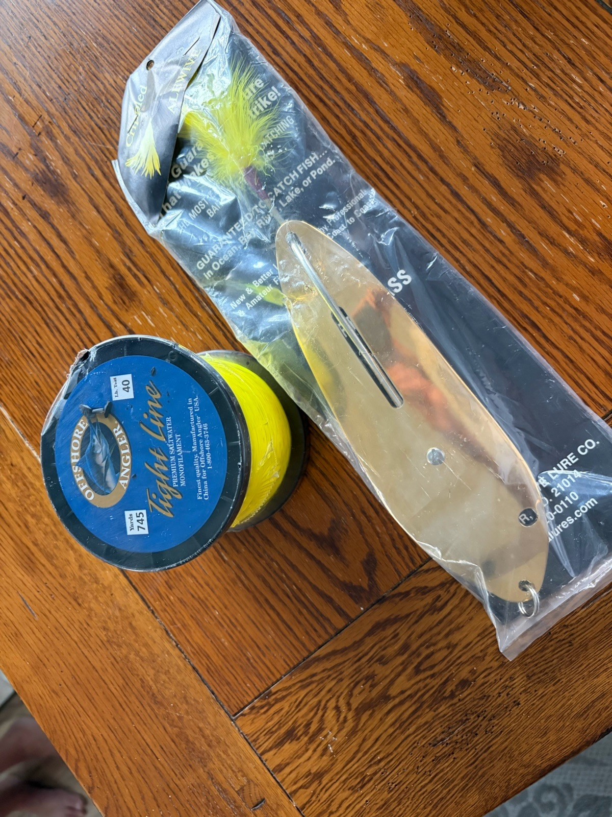Offshore Angler 745 Yds 40 Lb Test Monofilament , Crippled Alewive 13/0