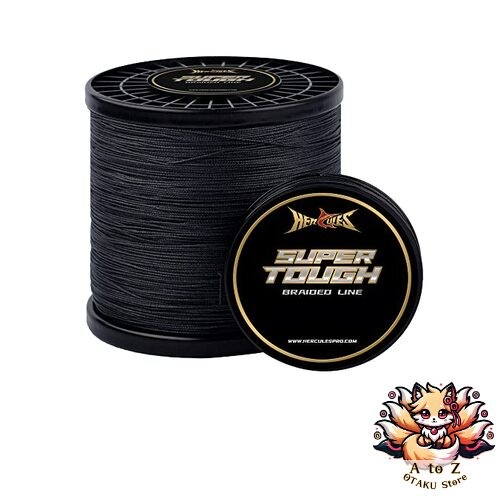 NEW Hercules PE Fishing Line 4-Strand Braid Black 30lb 150yds 137m