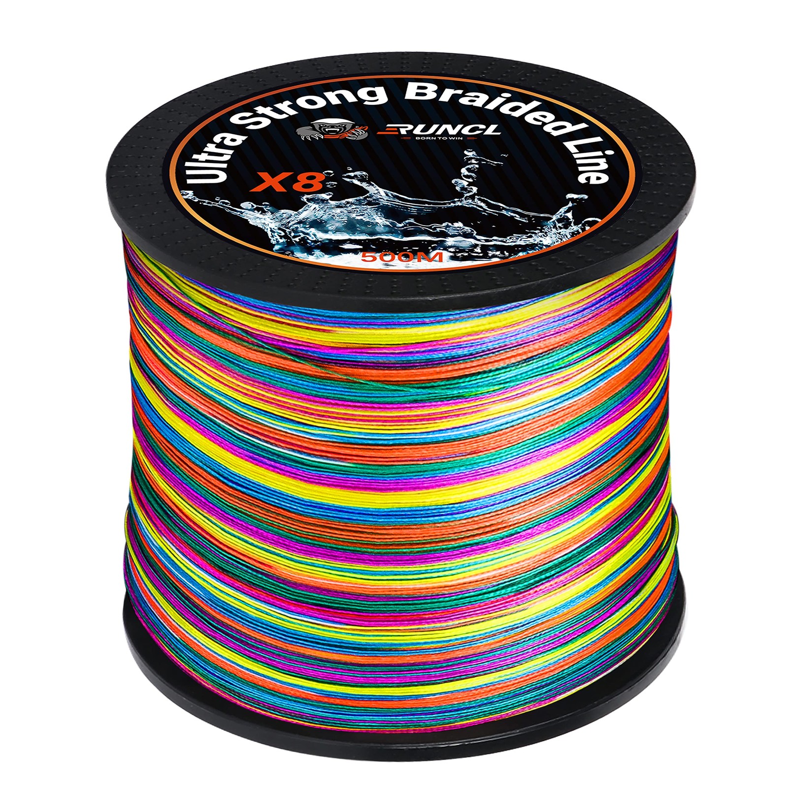 8 Strands Braided Fishing Line – High Visibility Colored Braid Line, Super St
