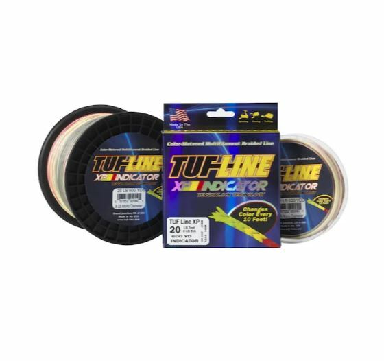 TUF-Line XP Indicator – 50 lb Test 600 yards Red Yellow Green Braid Fishing Line