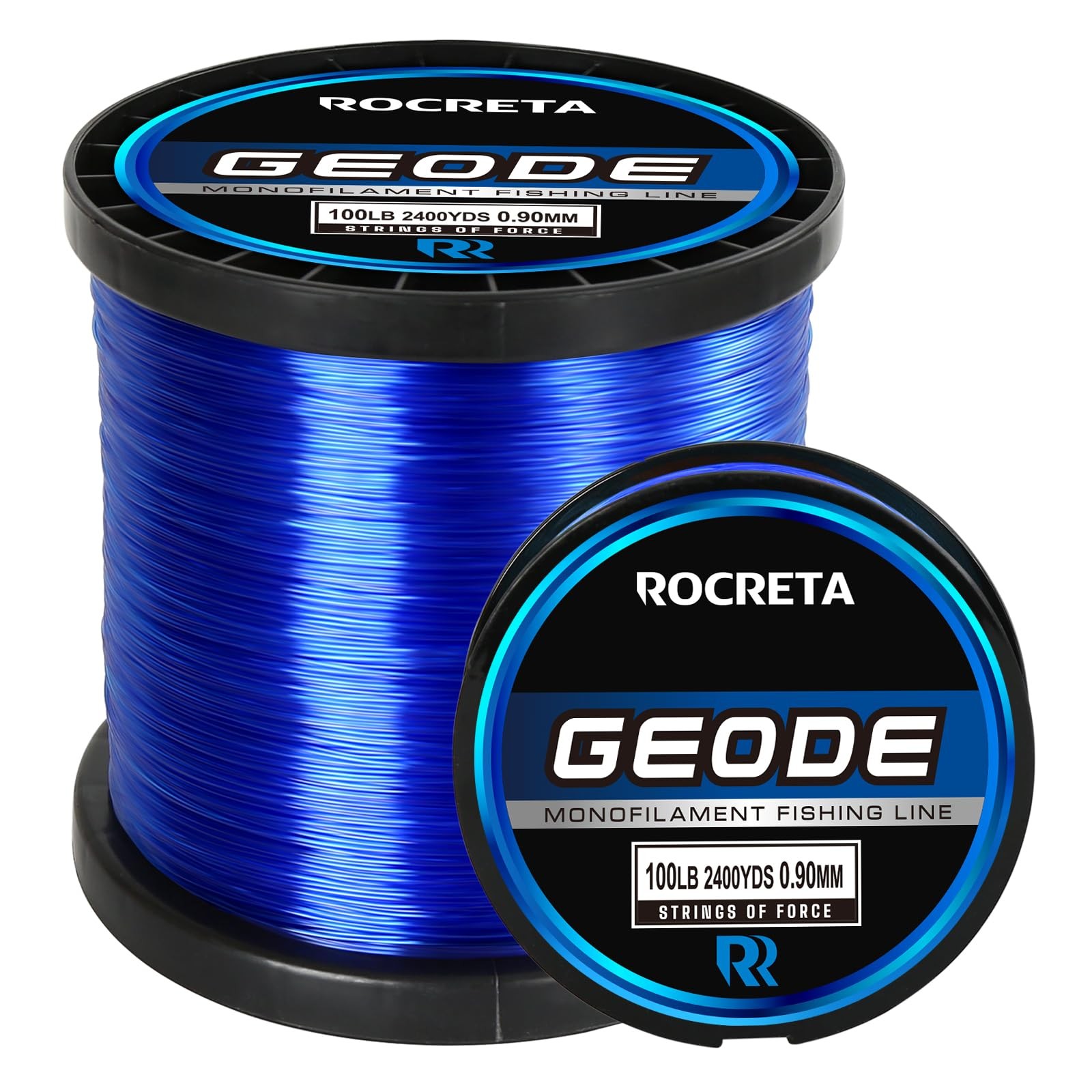 Monofilament Fishing Line Premium Resistant Nylon 3-100lb 500/1200/2400yds