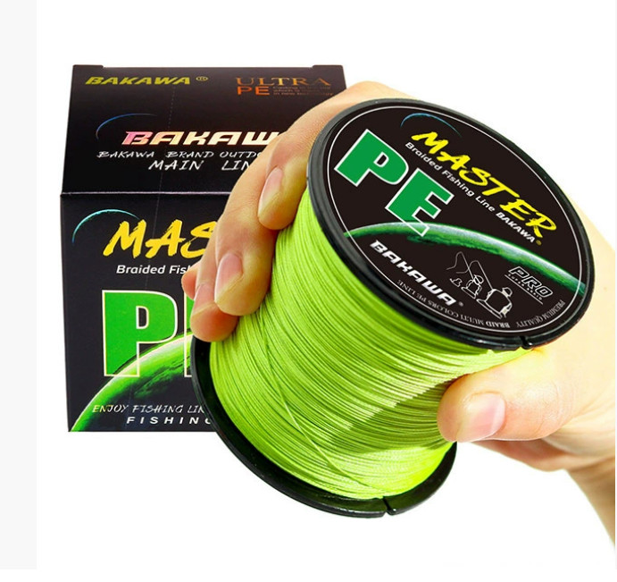 New 4 Strands Braided Fishing Line PE Wire Multifilament Carp Fly Sea Saltwater