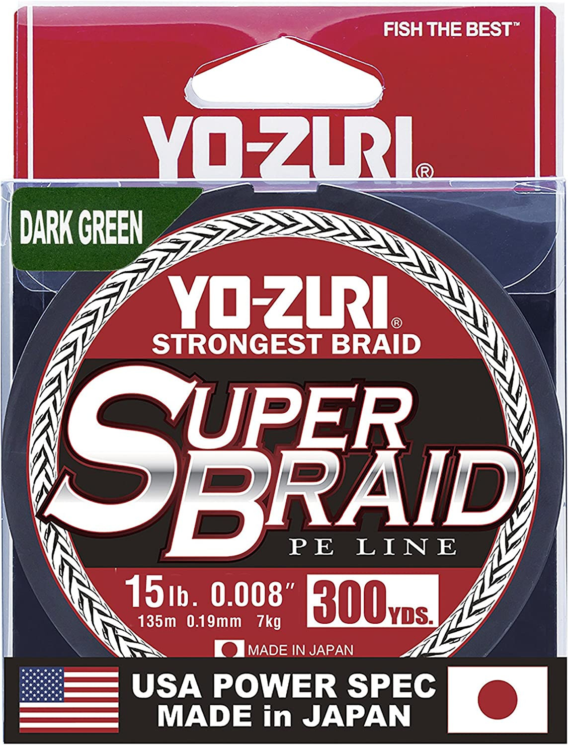 Superbraid Dark Green 300 Yards Superbraid Fishing Line