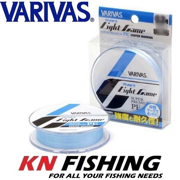 VARIVAS AVANI LIGHT GAME SUPER PREMIUM X4 X-Braid Line Natural Blue 150m