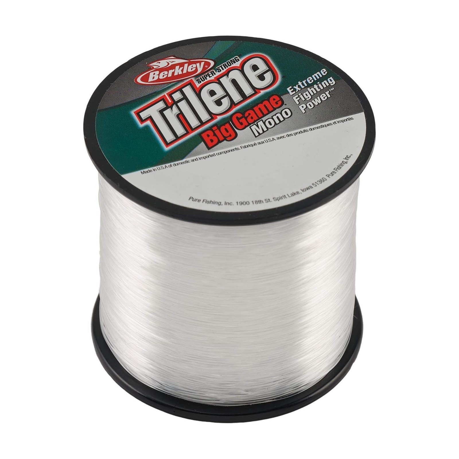 Berkley Trilene Big Game Monofilament 1/4 Pound Spool (50 lb./275 yds.) – Clear