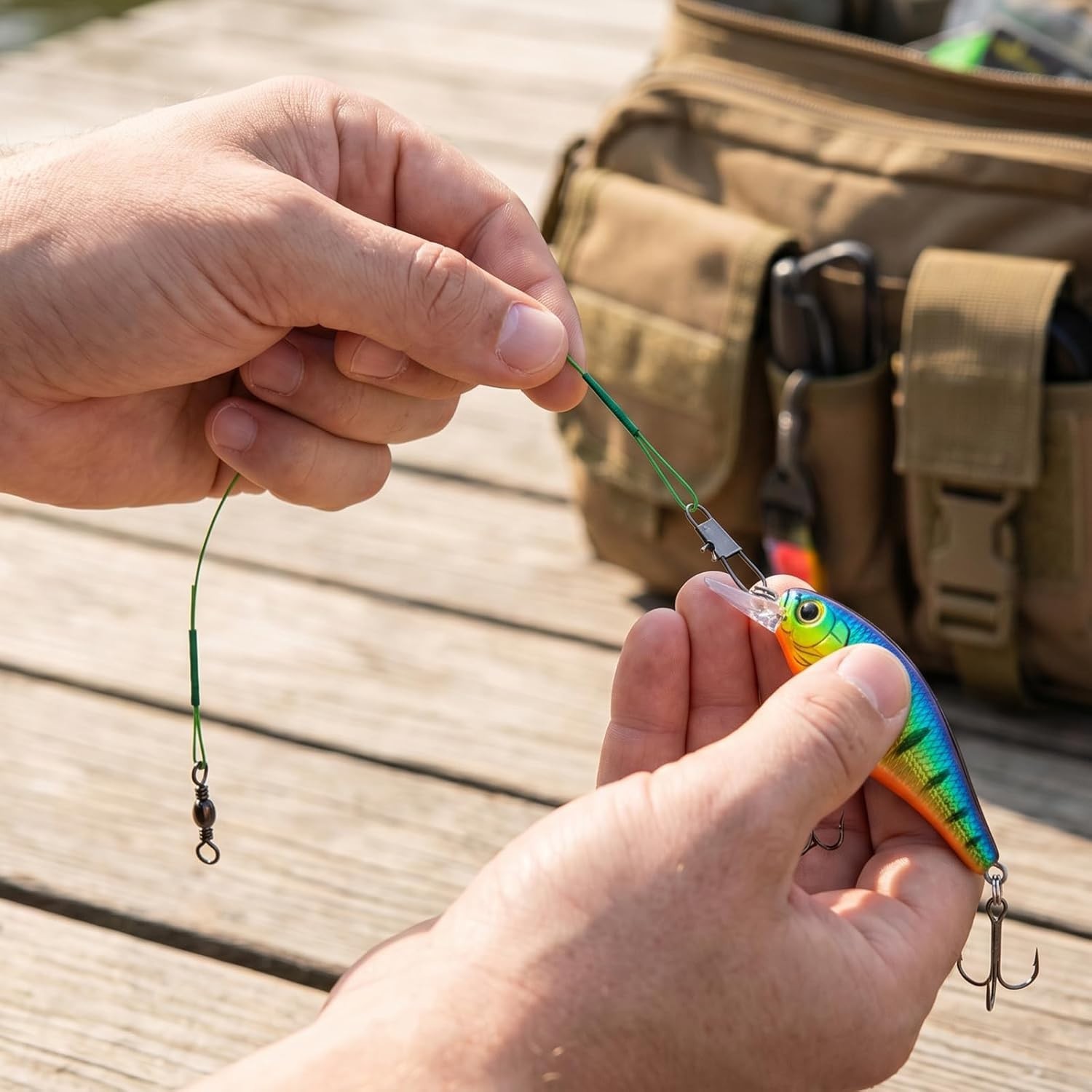 60PCS Stainless Steel Fishing Leaders Set in 6in, 8in, 10in Sizes – Durable &…