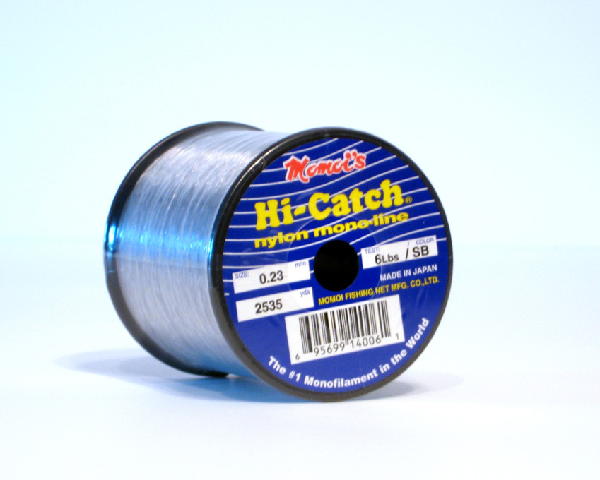 2 Spools of Momoi Hi-Catch Monofilament Line-1/4# Spool-Pick Color-Free Ship