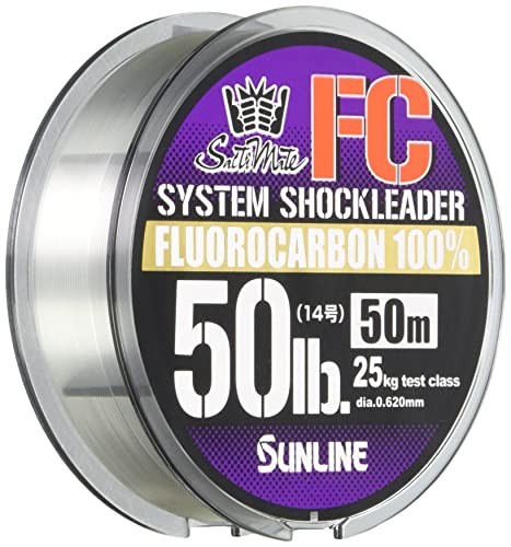 SUNLINE Harris Salt Mate System Shock Leader FC 50m No. 14 50LB