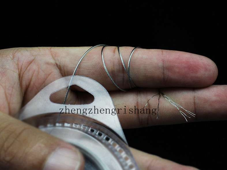 7 Strands Steel Weave Wire Fishing Leader Line Nylon Coated Anti Corrosion Line