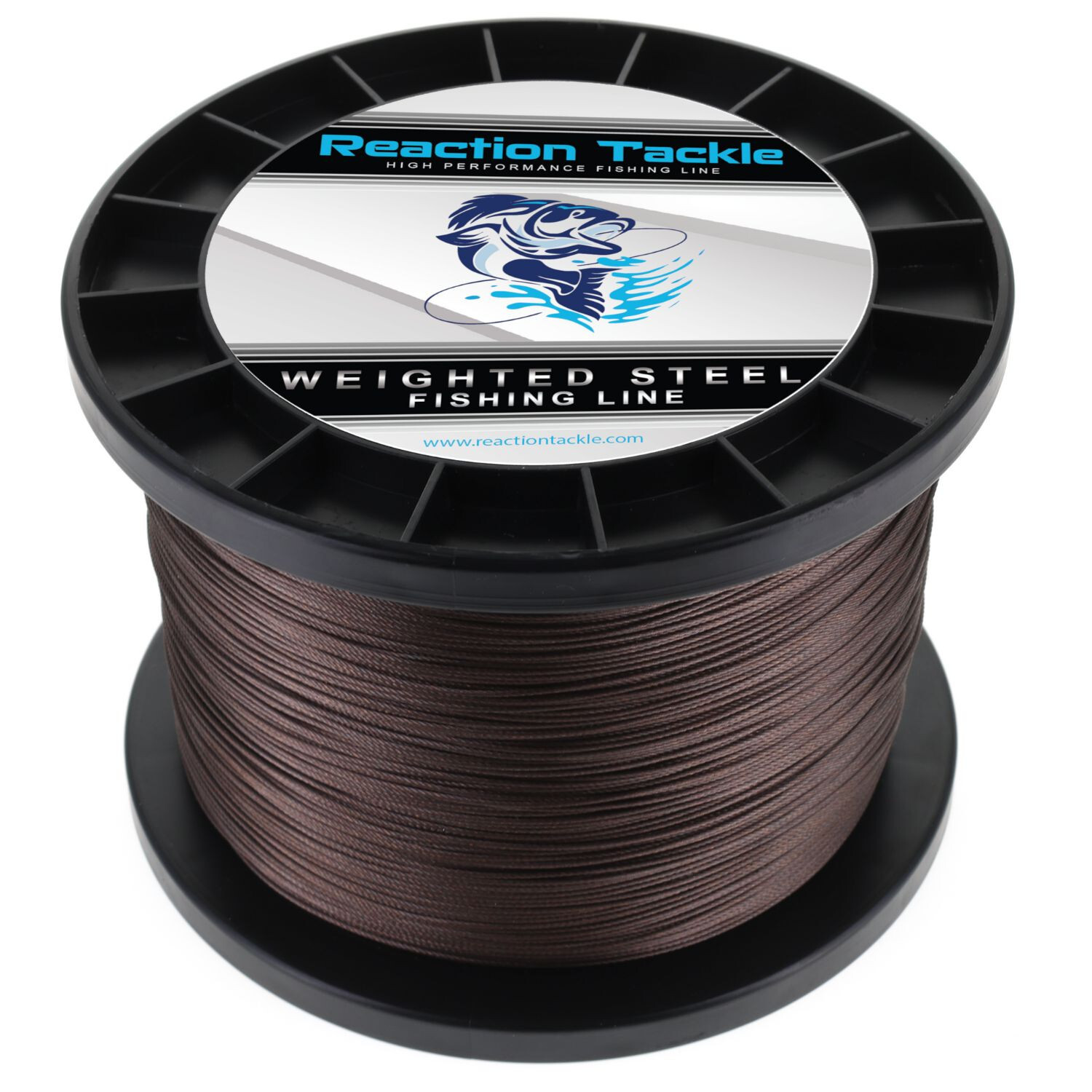 Reaction Tackle Weighted Stainless Steel Trolling Line 45LB