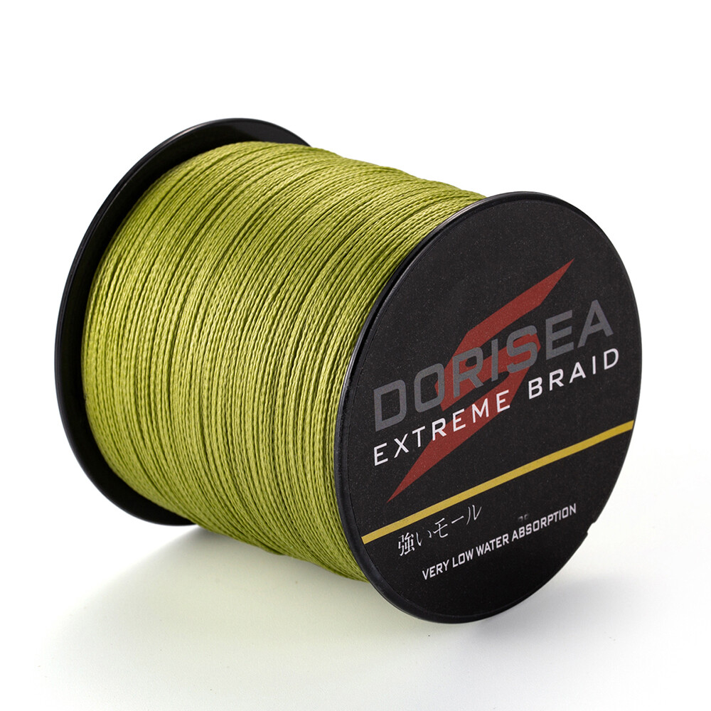 Dorisea 300M 6-300LB PE Dynema Extreme Braided Fishing Line Multifilament