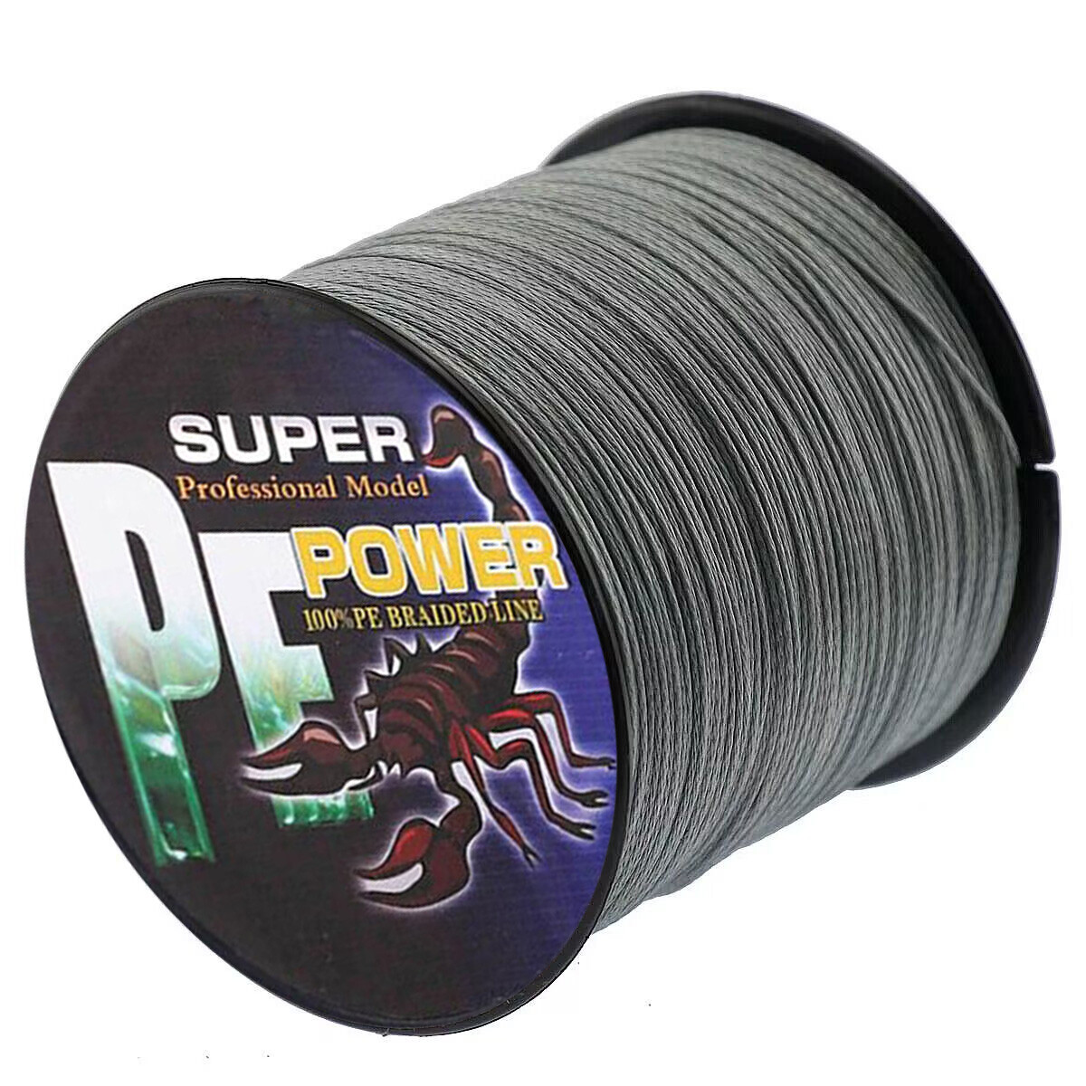 16 Strands 100M-2000M 20LB~500LB Gray Hollow pe Dynema Braided Fishing Line Pro