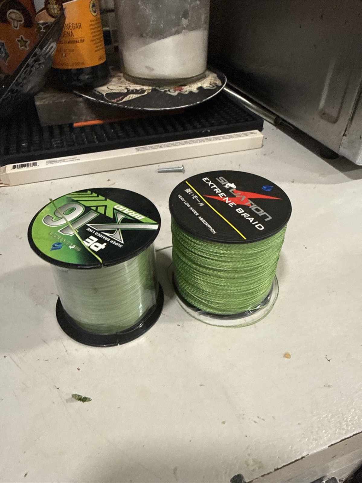 500 yards braided fishing line 80lb+ 100 Yards Of 60lb Braided Line Used Once