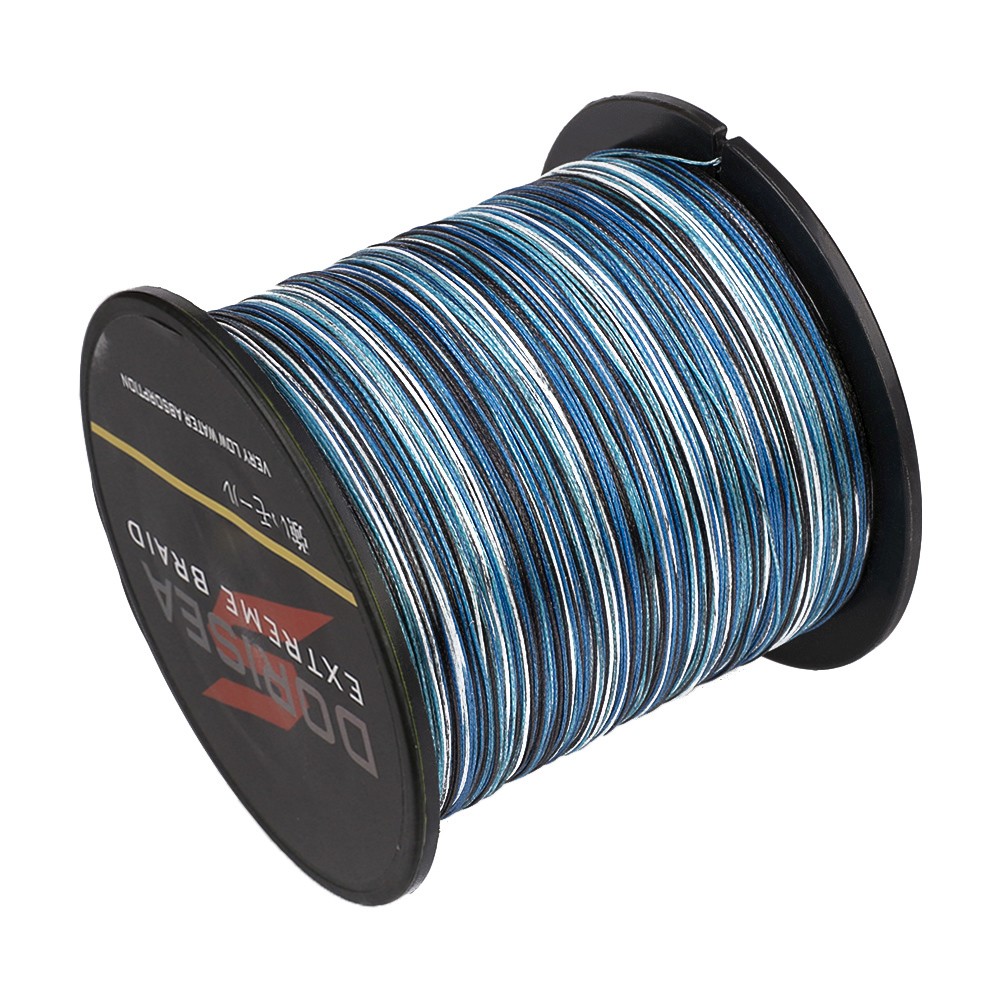 Dorisea Mega 8 Strands Camo Blue Braided Fishing line PE 100m-2000m 6lbs~300lbs