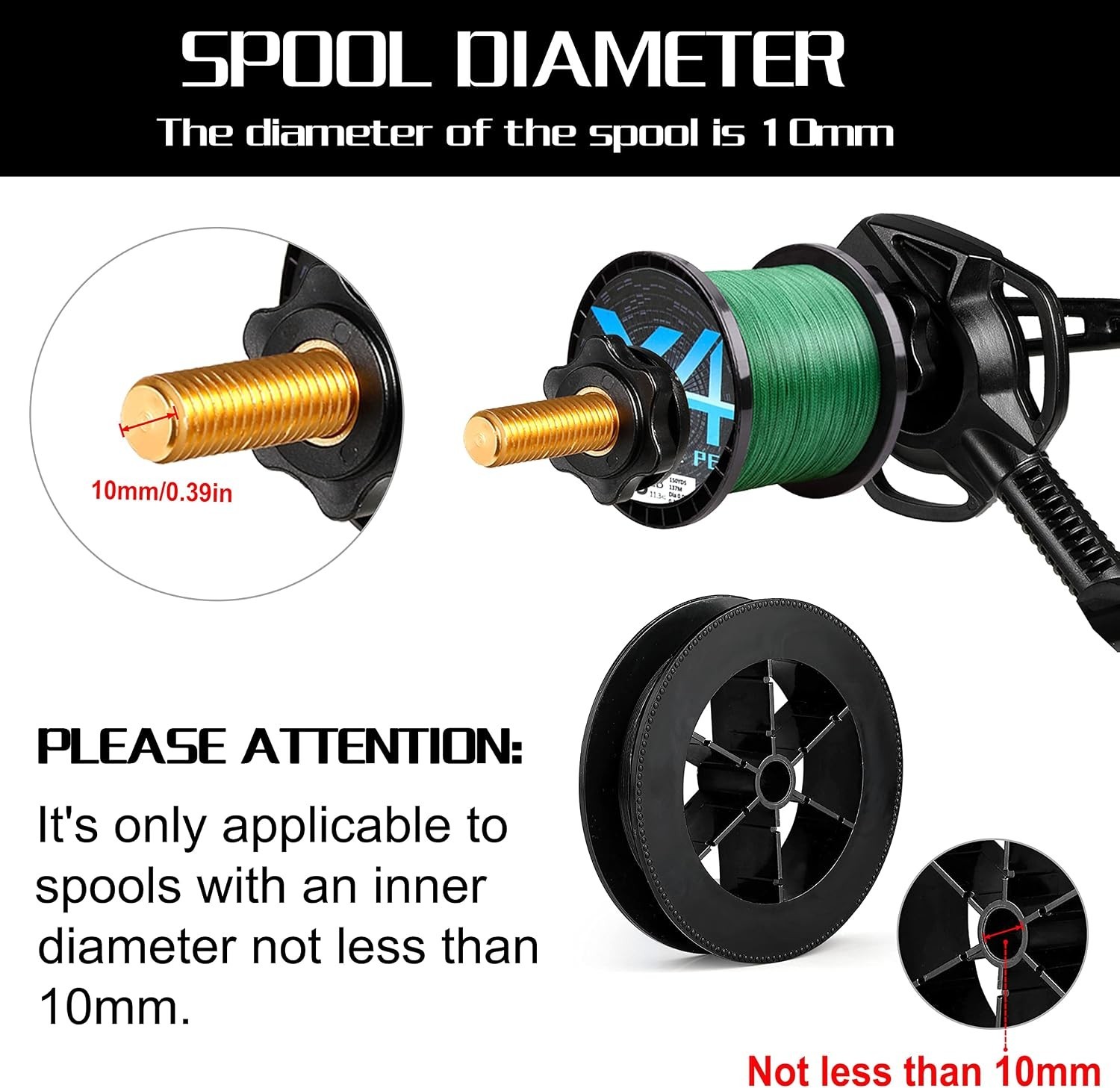 Versatile Fishing Line Spooler for Spin & Cast Reels – Enjoy Tangle-Free Fishing