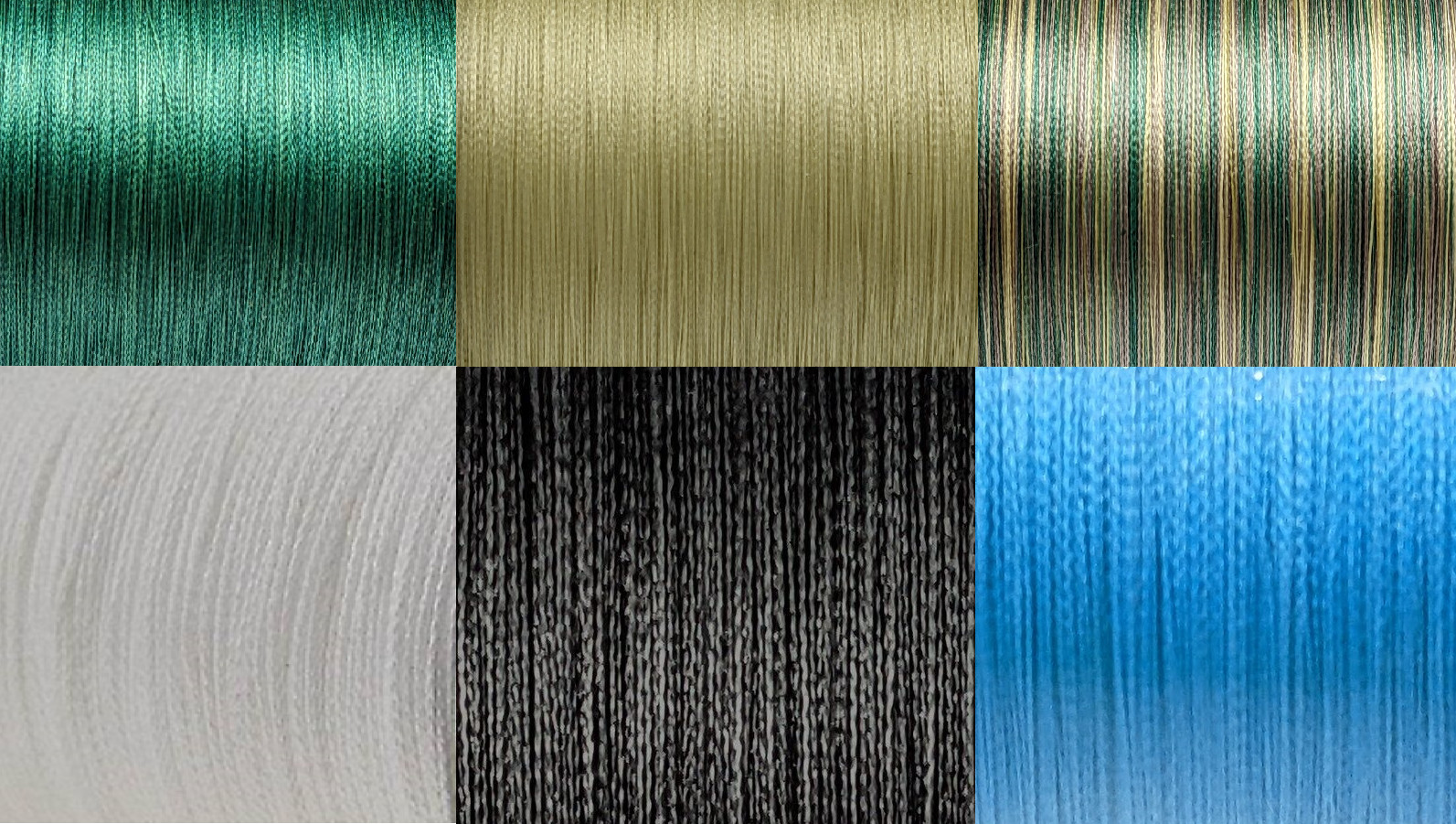 6lb Braided Fishing Line (2.7kg) 4 Strand Various Length and Colour Carp PE