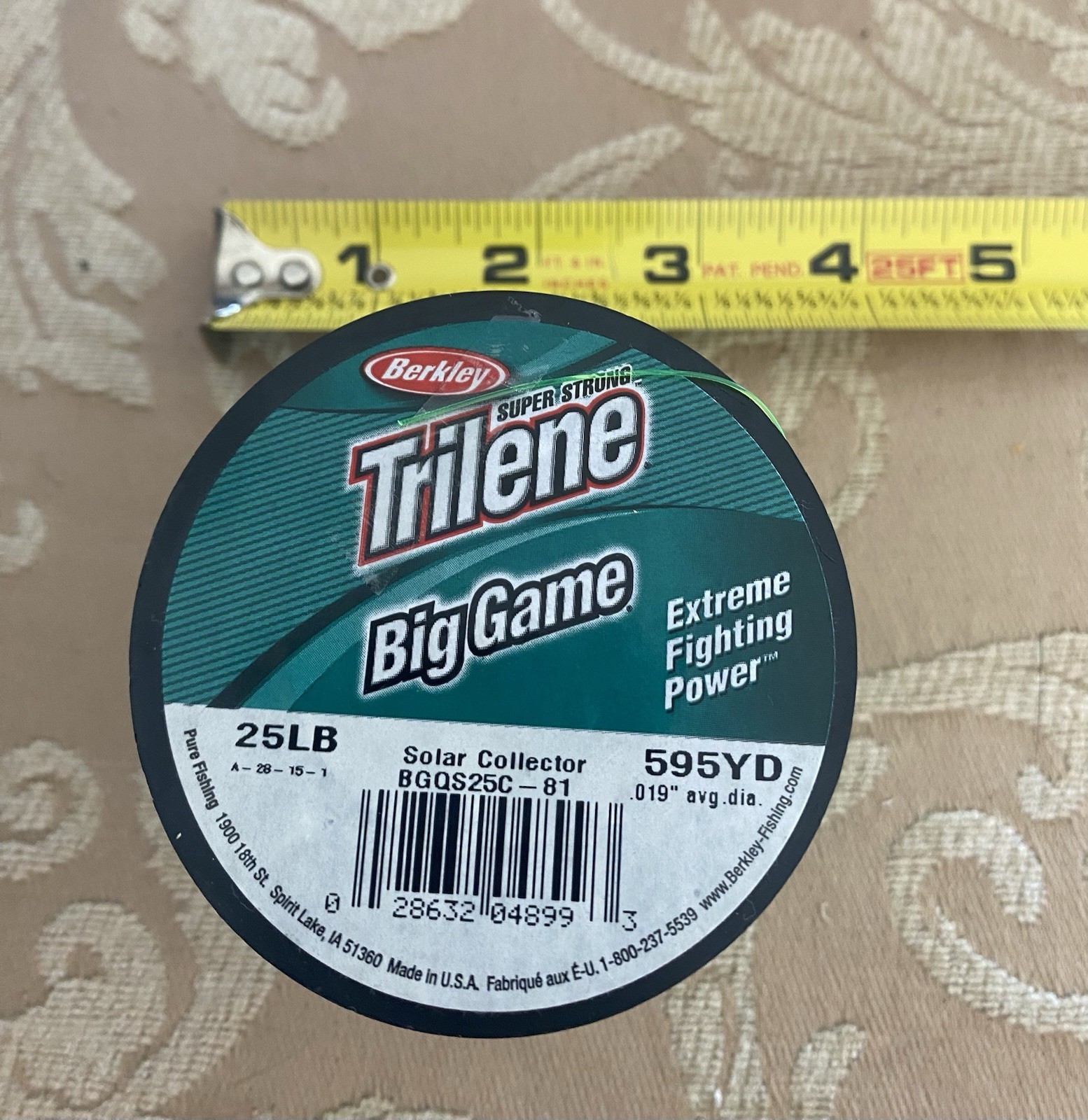 Berkley Trilene Big Game Mono Fishing Line – Green – 25lb, 595yd