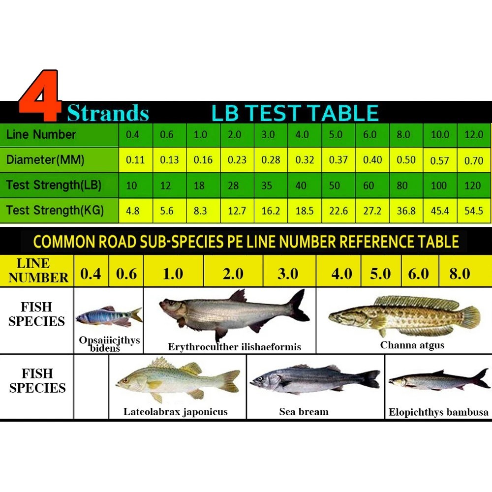 Hilo de Pescar Trenzado para Pesca en Agua Salada Extremadamente Súper Fuerte