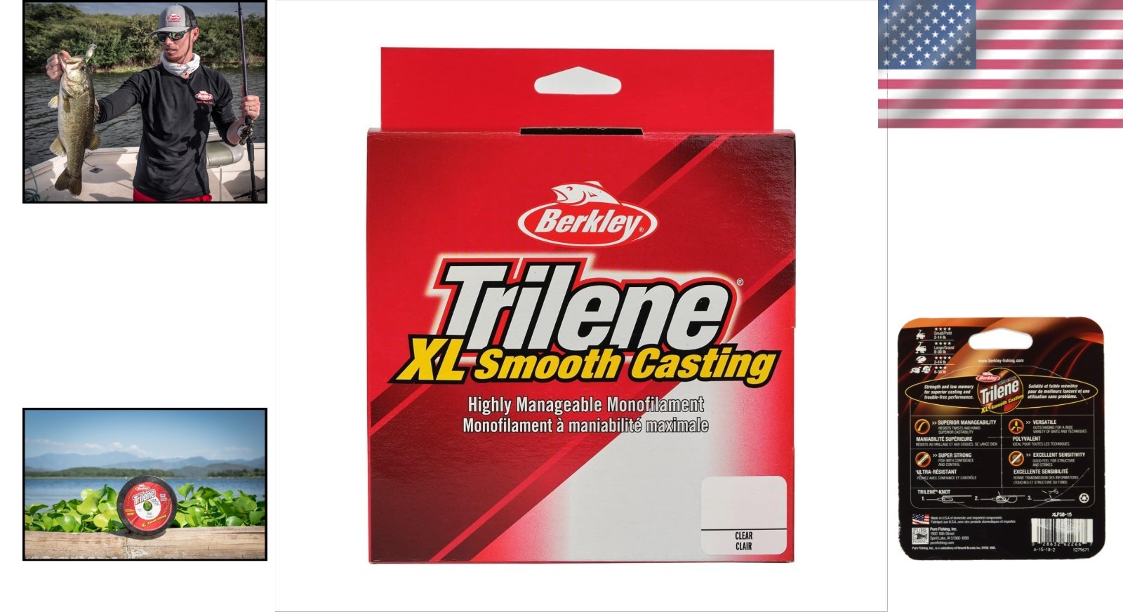 Trilene XL Clear Monofilament Fishing Line, 14lb | 1000yd – Ultimate Performance