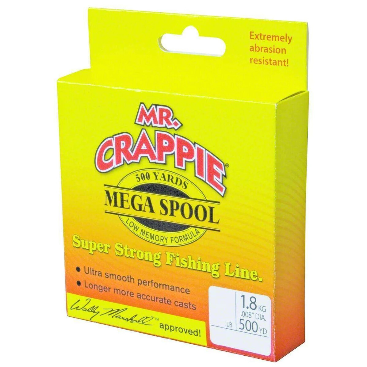 Mr Crappie~Mega Spool Line~Hi-Vis ~Clear ~ Camo 4/6/8lb.~500yds~FREE Shipping
