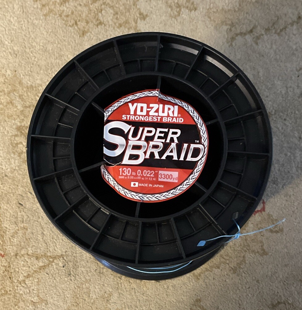 Yozuri Super Braid 130lb Blue 3300yd Spool