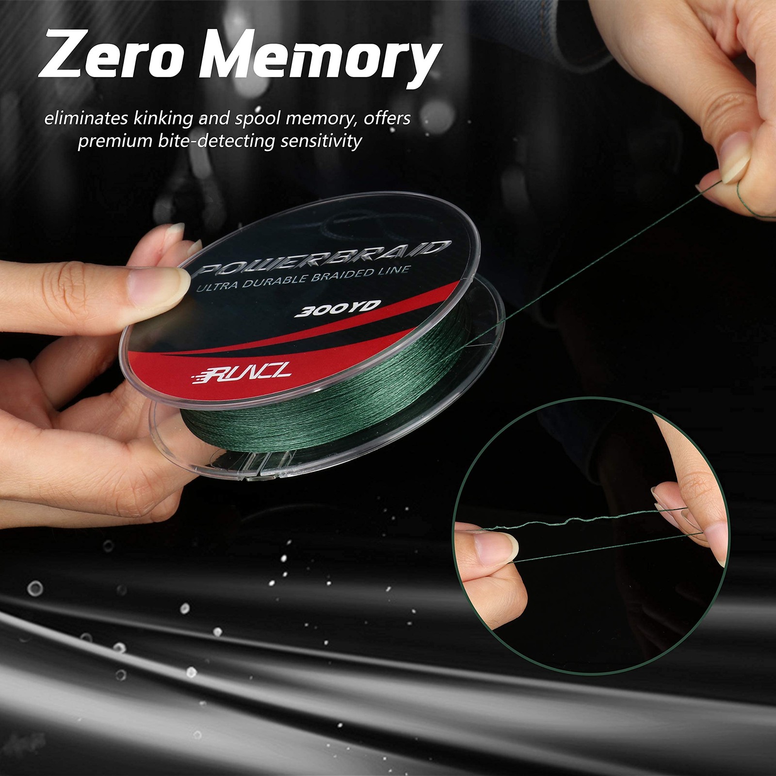 PowerBraid Braided Fishing Line, Ultra Durable Braided Line 8 Strands – Seaml…