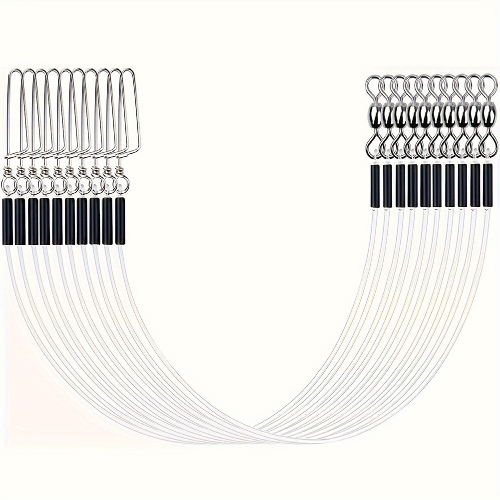 20LB to 80LB Fluorocarbon Fishing Leader Set for Various Water Conditions