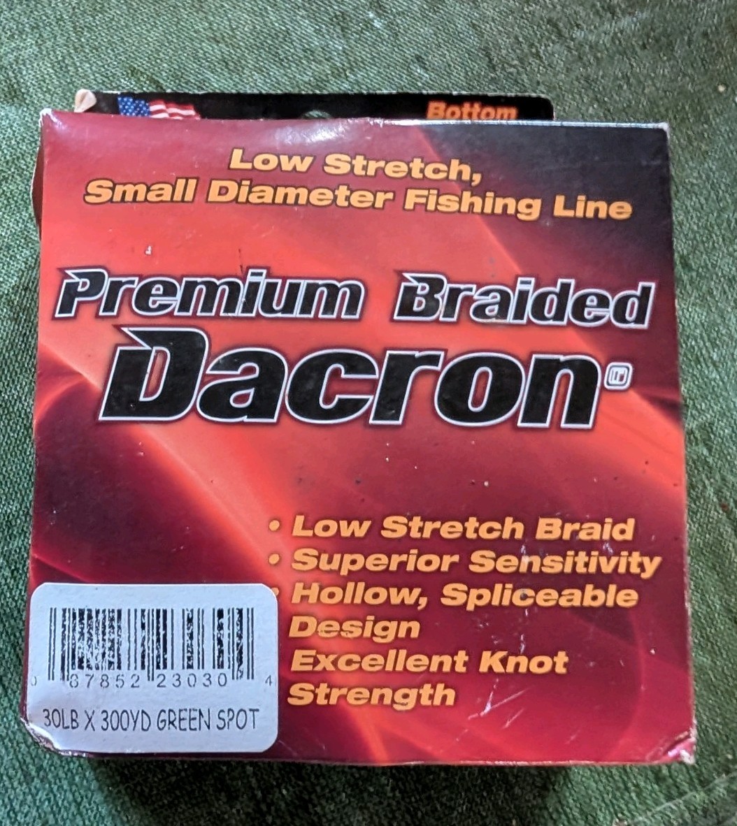 DACRON 30lb X 300yd Green spot Fishing Line
