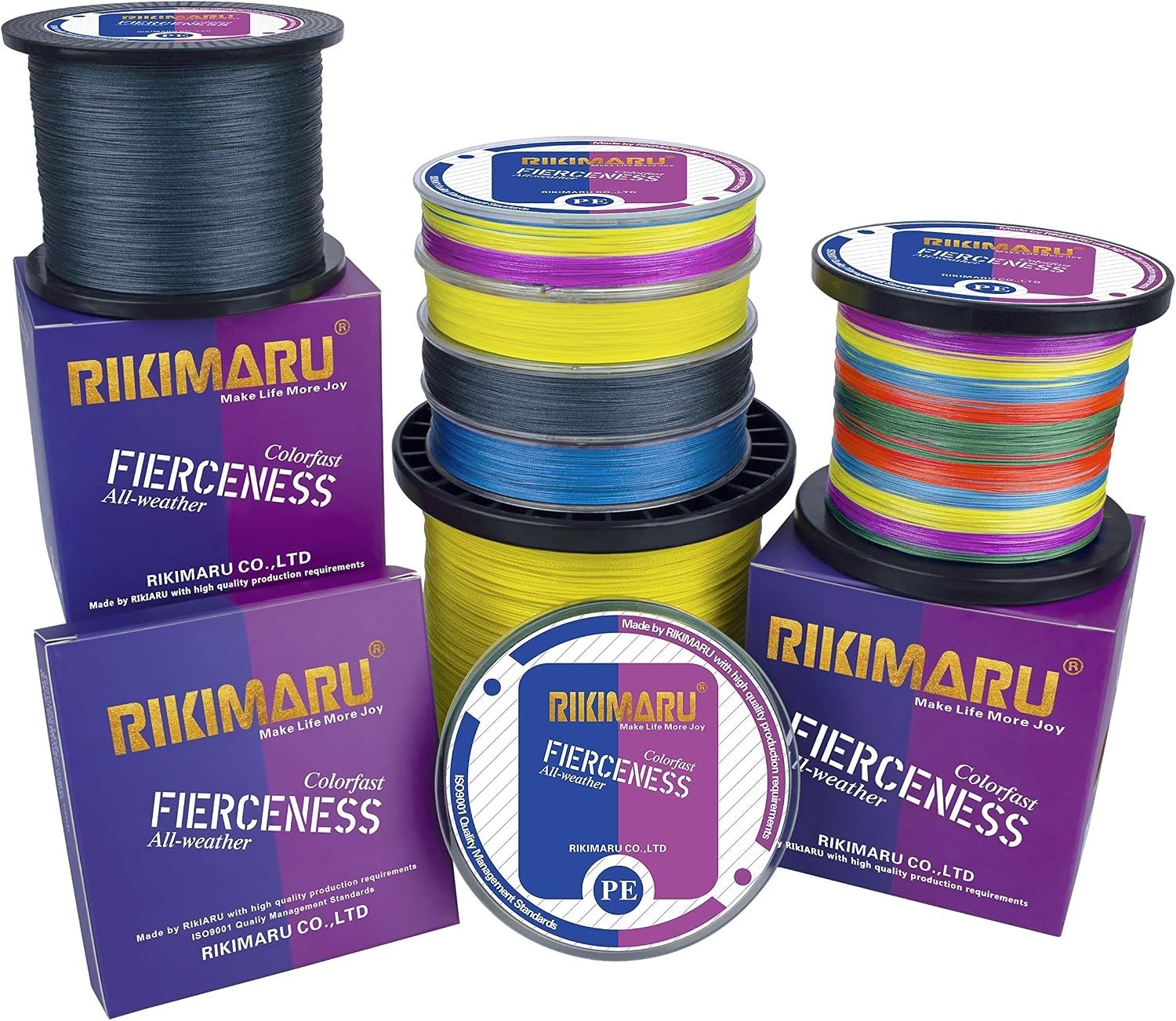 Braided Fishing Line Abrasion Resistant Superline Zero Stretch&Low Memory Ext…